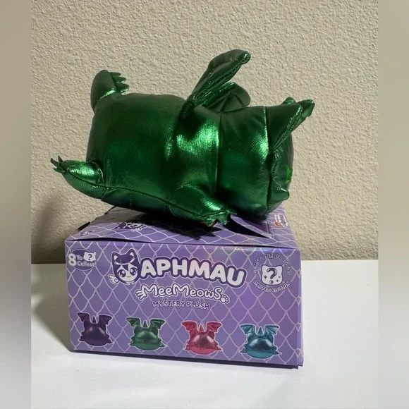Aphmau Meemeow Emerald Dragon Cat Plush 6” - New Open Box - Picture 2 of 7